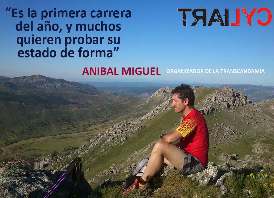 Anibal Miguel, organizador de la Transcandamia. /TRAILCYL