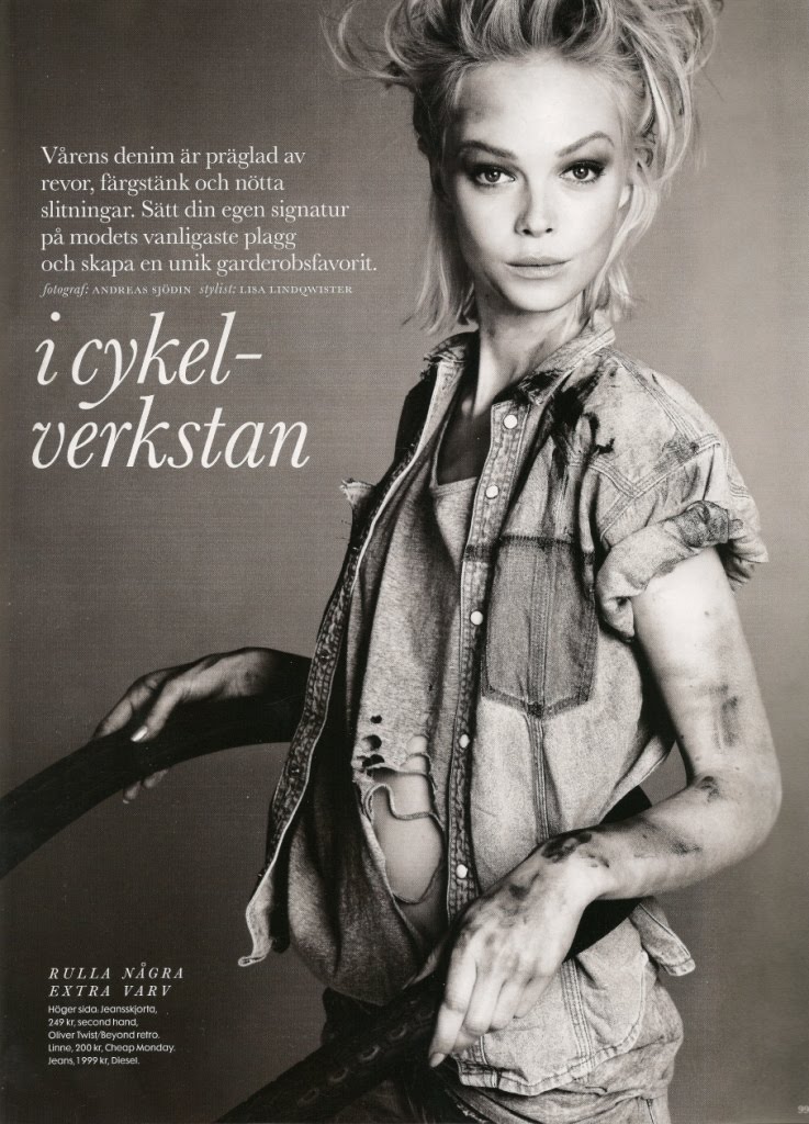 Siri Tollerød by Andreas Sjödin / Elle Sweden February 2010