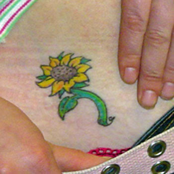Phoeenix Tattoo Designs Gallery: Sunflower Tattoos