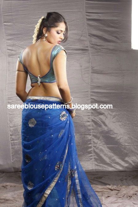 blouse back neck designs. Anushka Saree Blouse Design