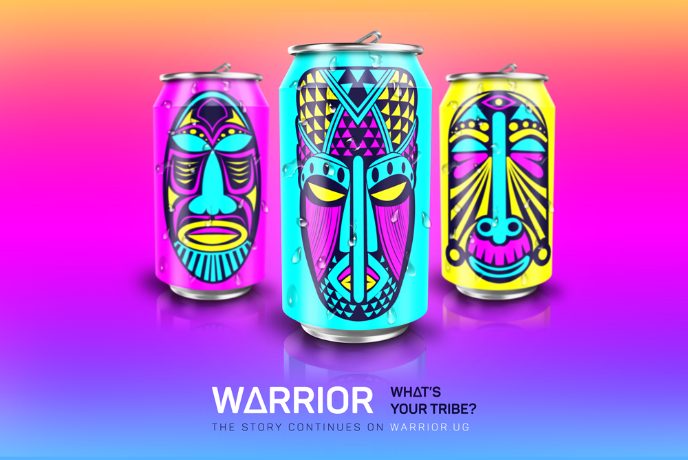 Warrior Energy Drink Concept On Packaging Of The World