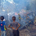 Fuego reduce a cenizas dos viviendas en Pueblo Nuevo de Barahona