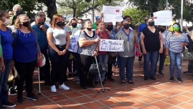 Maestros de Ciudad Ojeda marcharon contra el «pírrico» bono vacacional