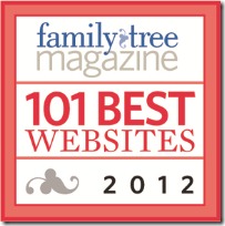 Ancestry Insider is one of the 100 best genealogy websites for 2012