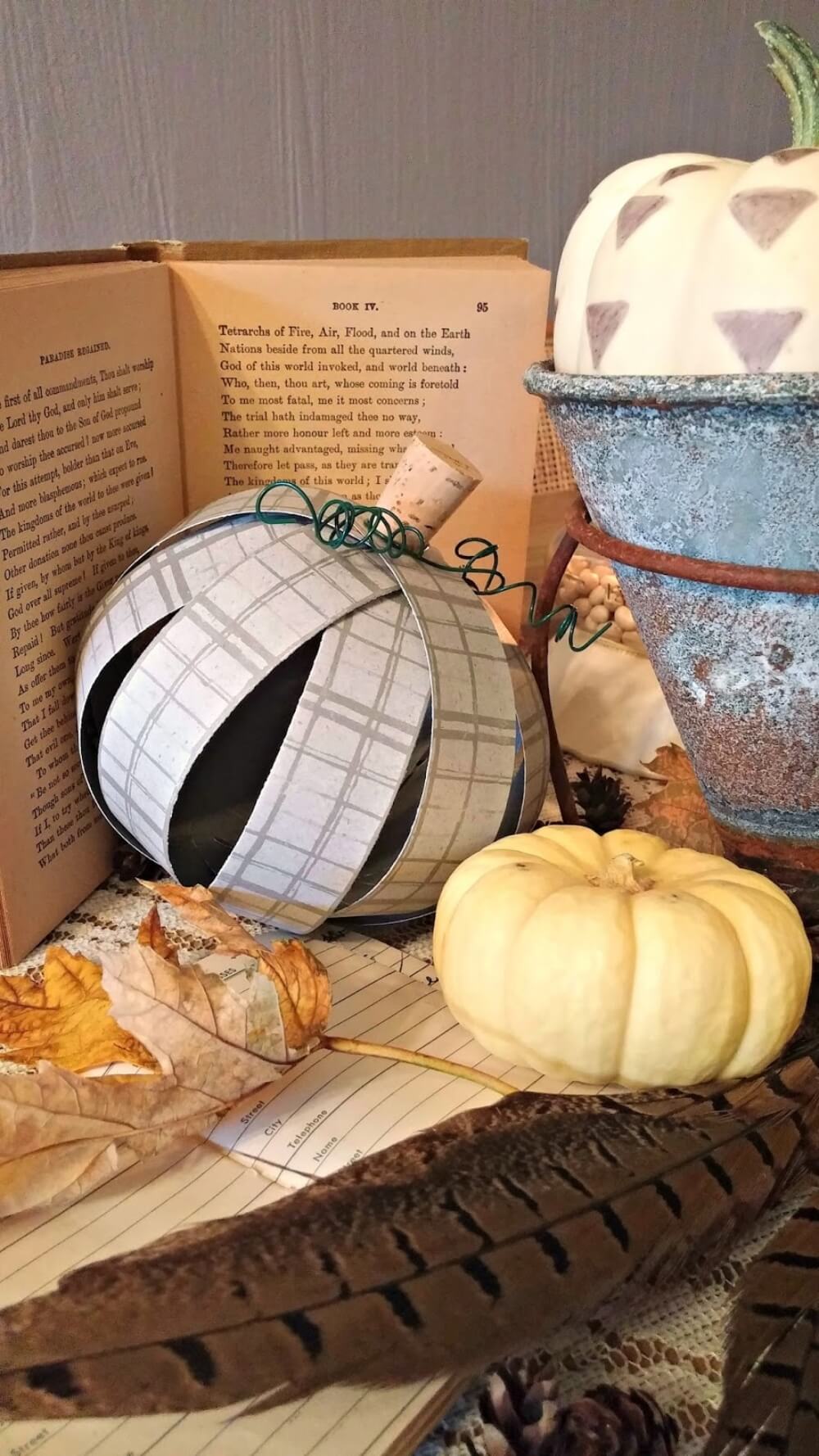 DIY Paper Pumpkins