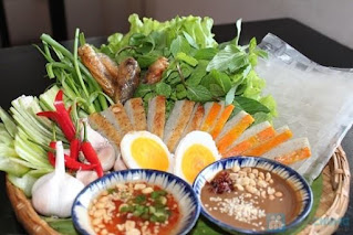 Bánh cuốn chả  cá