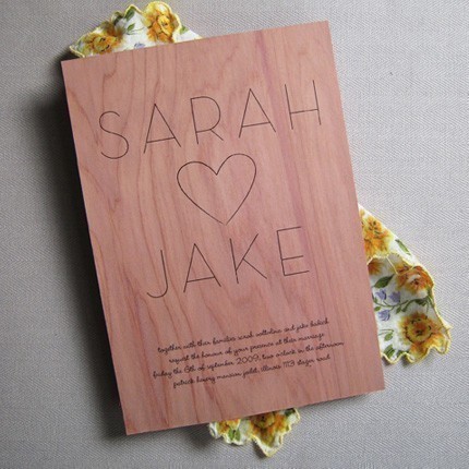 Quirky Wedding Invitations by Baumbirdy Designs