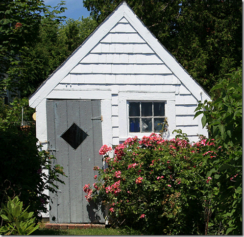 garden shed white flickr