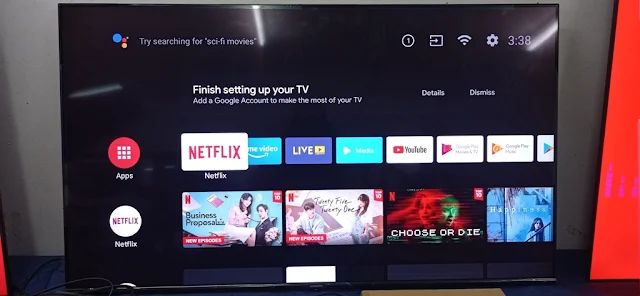 Coocaa Android TV Home Page