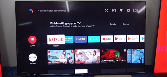 Coocaa Android TV Home Page