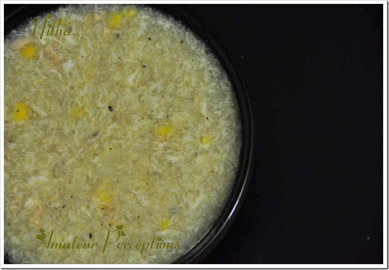 Sweet Corn Chicken Soup 1
