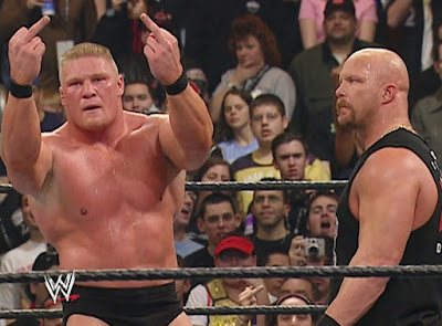 Wrestlemania XX Review - Brock Lesnar and Steve Austin