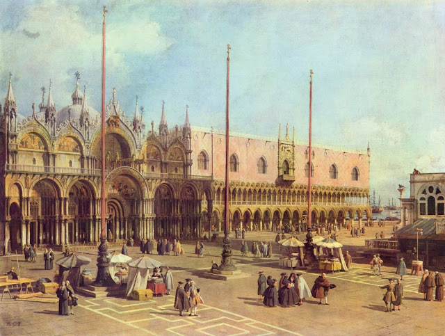 Каналетто  (Canaletto)   Площадь Сан-Марко