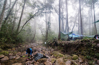 Xekong jungle camping