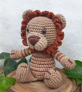 PATRON GRATIS LEON AMIGURUMI 67830