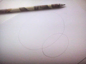 cómo dibujar una rana a partir de círculos