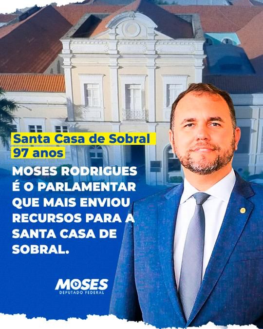 PARABÉNS 97 ANOS SANTA CASA DE SOBRAL