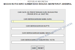 Cek Data SK Penyetaraan Guru Bukan PNS 2018-Provinsi Nanggroe Aceh Darussalam