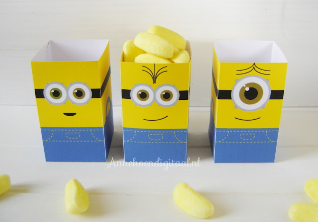 minions traktatie maken, traktatie minions, verschrikkelijke ikke film, minions uitdelen, minions printable, gratis minions bouwplaat, minions banaan