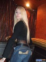 Russia the most beautiful jeans model