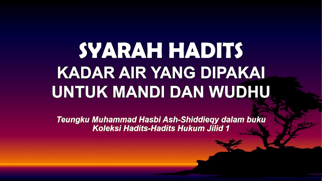 KADAR AIR DIPAKAI UNTUK MANDI WAJIB