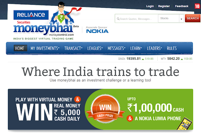 Moneybhai Virtual Stock Trading