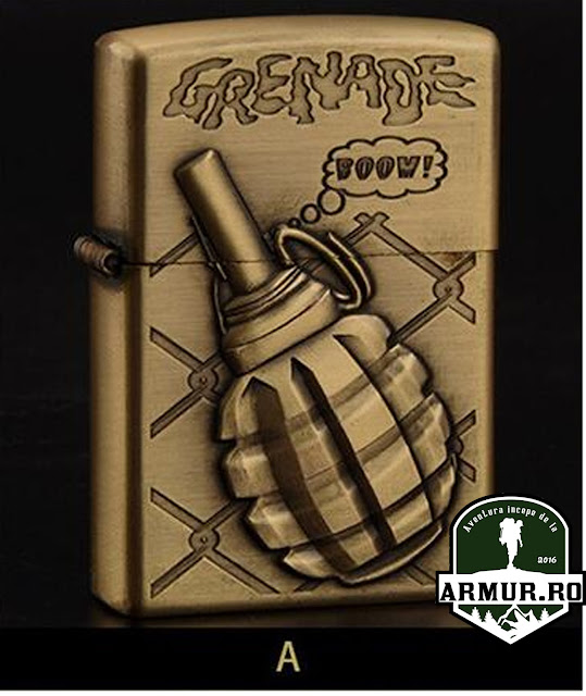 bricheta grenada tip zippo, Army Military