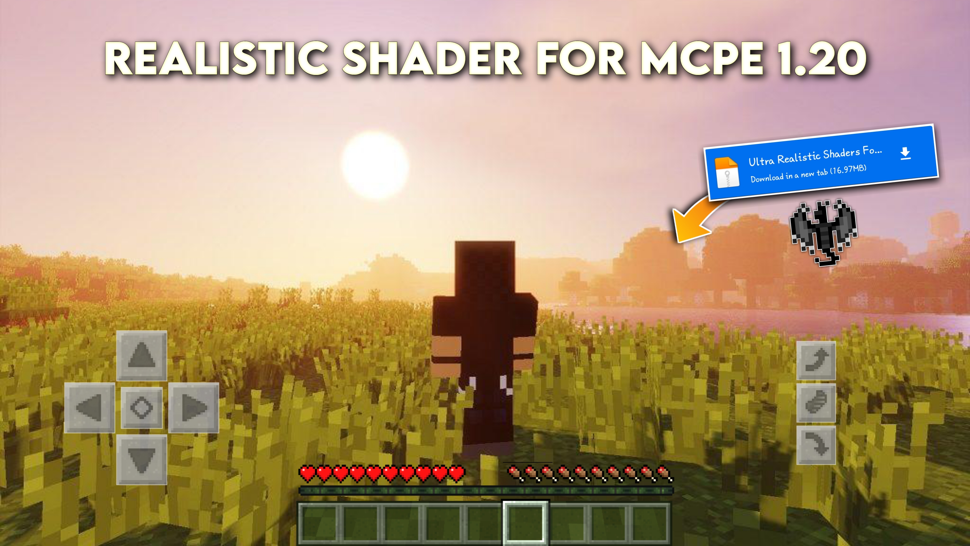 Shader SUPER LEVE e REALISTA para Minecraft pe 1.20! ‹ÁGUA ULTRA
