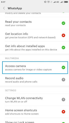 Cara Mudah Mengatasi "Can't start camera, please restart your phone" di WhatsApp