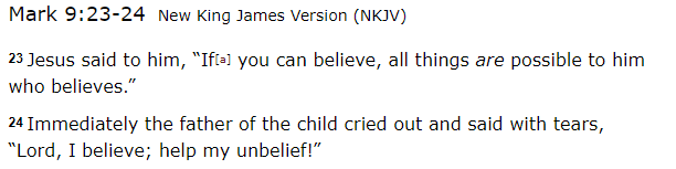 Unbelief