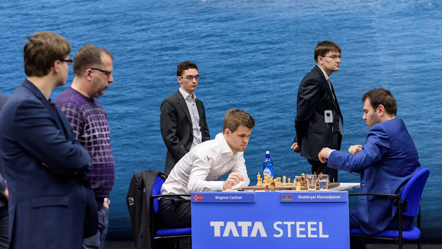 Carlsen en la cuarta ronda del Tata Steel Chess 2016