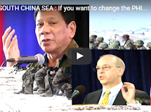 SOUTH CHINA SEA: If you want to change the PHILIPPINES, the US will accept