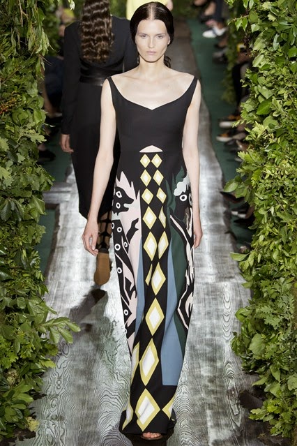 valentino print evening dresses fall winter 2014 2015 collection 