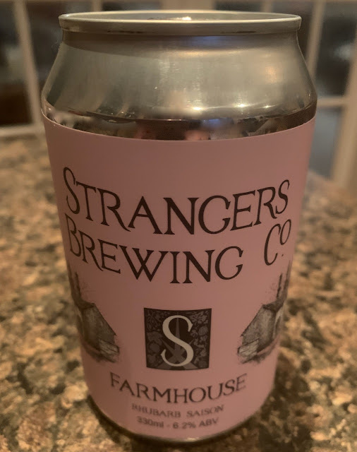 Strangers Brewing Farmhouse Rhubarb Saison