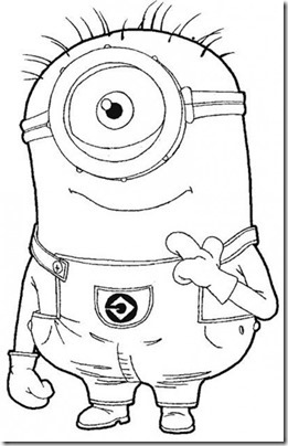 minions pintar coloreartusdibujos com a (1)