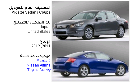 مواصفات وسعر هوندا اكورد 2011 مواصفات هوندا اكورد 2011 تقرير Honda Accord 2011