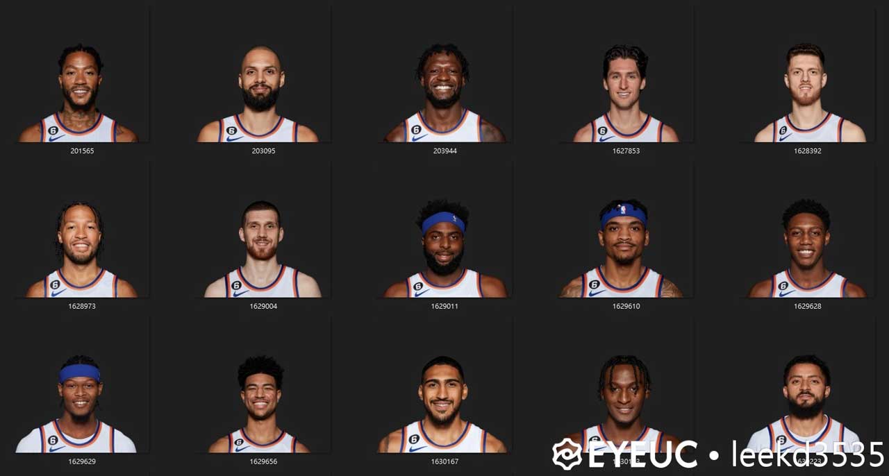 NBA 2K23 New York Knicks Headshots