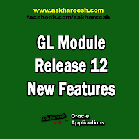 GL Module 12 Release New Features, www.askhareesh.com