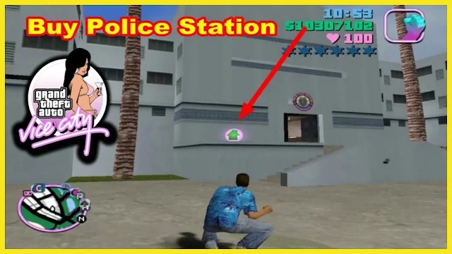 GTA Vice City Police Station Save House Mod