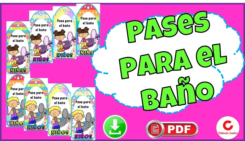 PASES PARA EL BAÑO-PDF PARA IMPRIMIR 