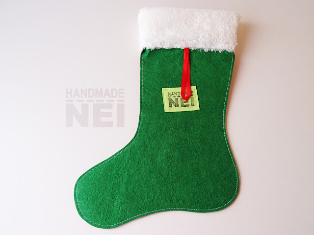 Handmade Nel: Коледен чорап с име "Светльо"