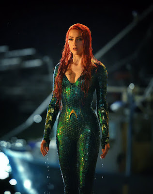 Amber Heard como Mera en 'Aquaman'