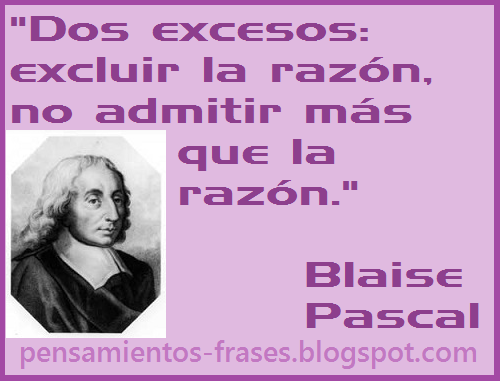 frases de Blaise Pascal