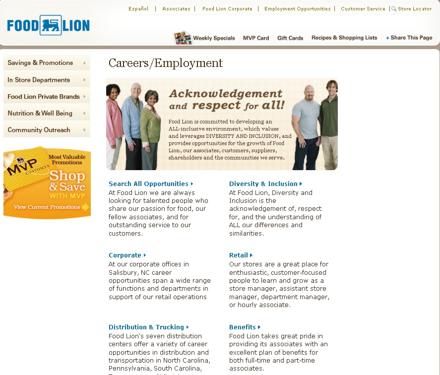 ... Lion Online Job Application Tips: Food Lion Grocery Store Career Guide