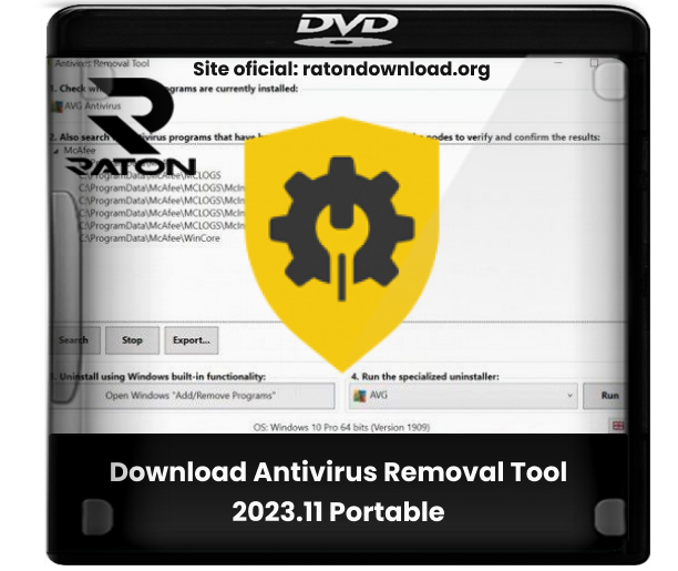 Download Antivirus Removal Tool 2023.11 Portable