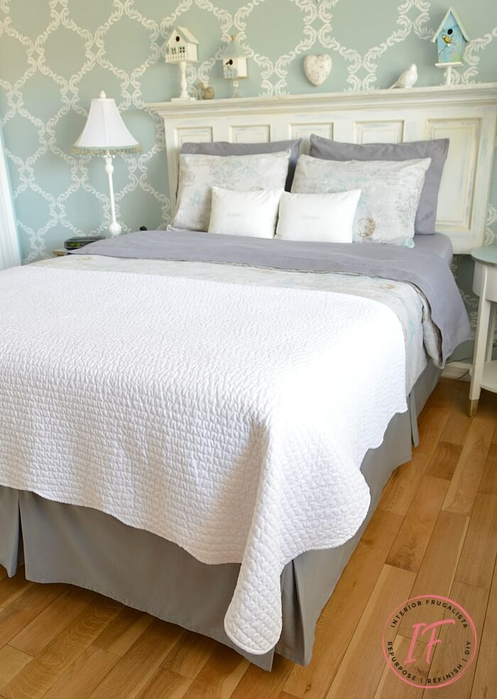 No-Sew Tailored Bed Skirt For An Adjustable Bed - Interior Frugalista