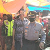 Unsur Tripika Kecamatan Pattallassang Bersinergi Sampaikan Imbauan Pakai Masker di Pasar Tradisional Pattallassang 