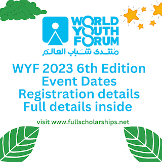 World Youth Forum 2023 Big Updates are here | WYF 2023 Registration, Dates Know everything