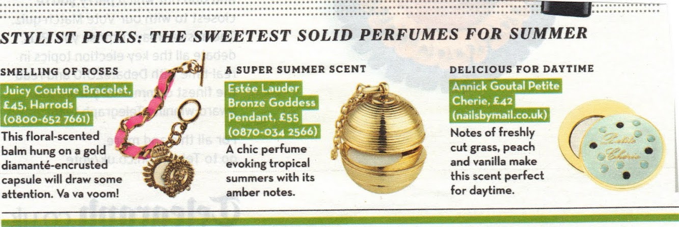 Solid Perfumes: Estee Lauder's Bronze Goddess, Juicy Couture & Annick Goutal's Petite Cherie