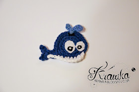 Krawka: Whale applique - free pattern